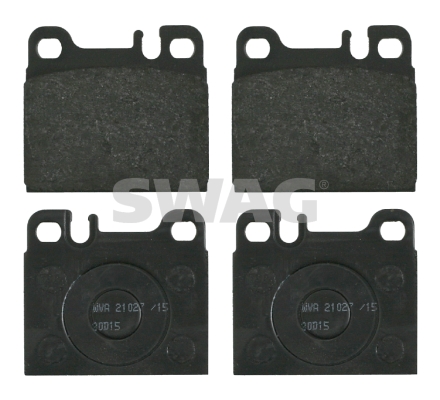 set placute frana,frana disc 10 91 6254 SWAG